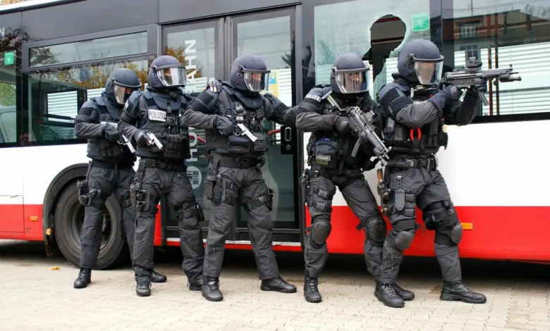 policija u simuliranju vježbe